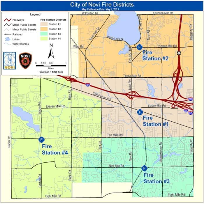 Fire Districts Map