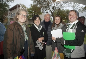 Group of people at Villa Barr Art Park