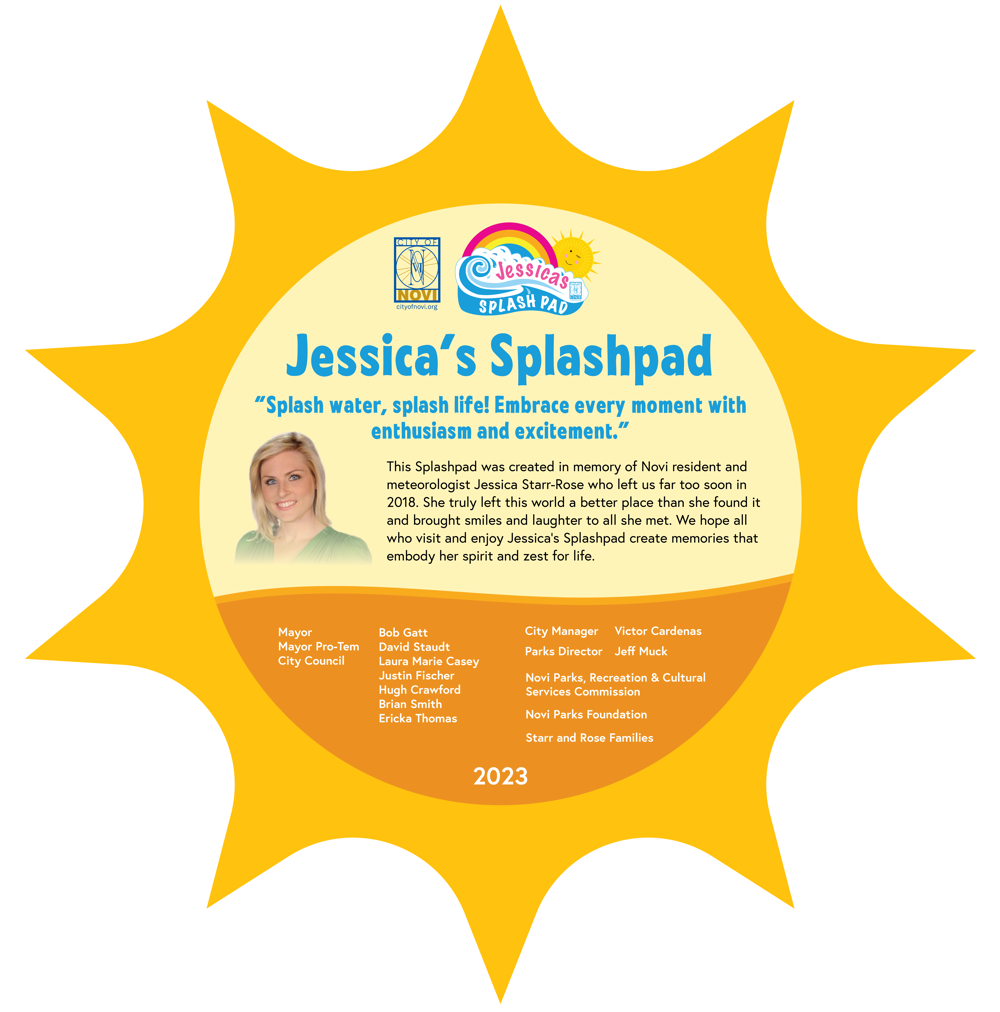 Splashpad Plaque