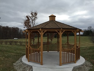 Empty gazebo