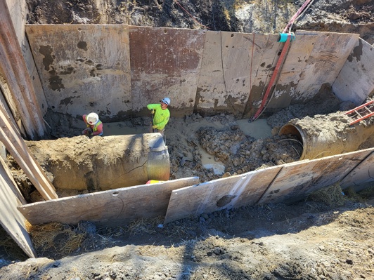 Main with damage removed