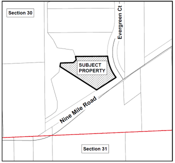 22535 EVERGREEN COURT (LOT 2 EVERGREEN ESTATES), PBR23-0107 FOR A WOODLAND PERMIT