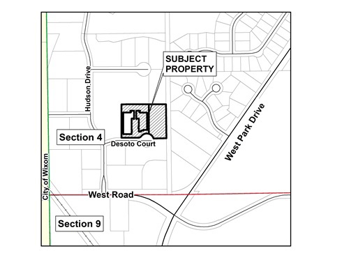 Subject Property Map Desoto Court