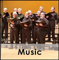 Choir Singing Holding Books